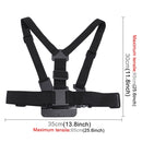 PULUZ Adjustable Body Mount Belt Chest Strap with J Hook Mount & Long Screw for GoPro HERO10 Black / HERO9 Black / HERO8 Black / HERO7 /6 /5 /5 Session /4 Session /4 /3+ /3 /2 /1, Insta360 ONE R, DJI Osmo Action and Other Action Cameras