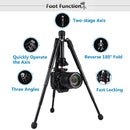 PULUZ Pocket Mini Microspur Photos Magnesium Alloy Tripod Mount with 360 Degree Ball Head for DSLR & Digital Camera, Adjustable Height: 24.5-57cm, Load Max: 3kg