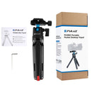 PULUZ Pocket Mini Metal Desktop Tripod Mount with 360 Degree Ball Head for DSLR & Digital Cameras, Adjustable Height: 11-21cm