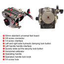 PULUZ 3 in 1 (Tripod + Bowl Adapter + Gold Fluid Drag Head) Heavy Duty Video Camcorder Aluminum Alloy Tripod Mount Kit for DSLR / SLR Camera, Adjustable Height: 62-152cm