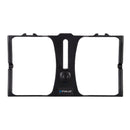 PULUZ Vlogging Live Broadcast Smartphone Video Rig Filmmaking Recording Handle Stabilizer Bracket for iPhone, Galaxy, Huawei, Xiaomi, HTC, LG, Google, and Other Smartphones(Blue)