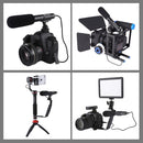 PULUZ Professional Interview Condenser Video Shotgun Microphone with 3.5mm Audio Cable for DSLR & DV Camcorder