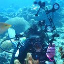PULUZ Dual Aluminum Alloy Clamp for Underwater Arm System