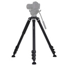 PULUZ 4-Section Folding Legs Metal Tripod Mount for DSLR / SLR Camera, Adjustable Height: 97-180cm