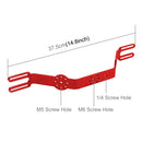 PULUZ Diving Tray Bracket Dual Handle Grip Handheld Expansion Mount System (Red)