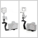 PULUZ Z Shape Aluminum Alloy Handle Bracket Extension Arm Holder for Diving Underwater Photography System