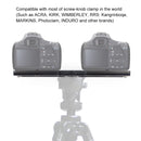 PULUZ 200mm Length PU-200 Aluminum-magnesium Alloy Quick Release Plate QR Clamp for Benro B3 / J2 /J3 Tripod Ball Head