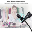 PULUZ 3m 3.5mm Jack Lavalier Wired Condenser Recording Microphone with Fur Windscreen Cap
