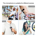 PULUZ 3m 3.5mm Jack Lavalier Wired Condenser Recording Microphone with Fur Windscreen Cap