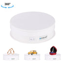 PULUZ 15cm USB Electric Rotating Turntable Display Stand Video Shooting Props Turntable for Photography, Load 1-5kg(White)