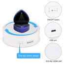 PULUZ 15cm USB Electric Rotating Turntable Display Stand Video Shooting Props Turntable for Photography, Load 1-5kg(White)