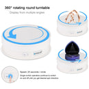 PULUZ 15cm USB Electric Rotating Turntable Display Stand Video Shooting Props Turntable for Photography, Load 1-5kg(White)