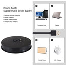 PULUZ 30cm USB Electric Rotating Turntable Display Stand Video Shooting Props Turntable for Photography, Load 5-10kg(Black)