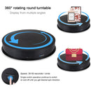 PULUZ 30cm USB Electric Rotating Turntable Display Stand Video Shooting Props Turntable for Photography, Load 5-10kg(Black)