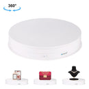PULUZ 30cm USB Electric Rotating Turntable Display Stand Video Shooting Props Turntable for Photography, Load 5-10kg(White)
