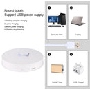 PULUZ 30cm USB Electric Rotating Turntable Display Stand Video Shooting Props Turntable for Photography, Load 5-10kg(White)