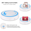 PULUZ 30cm USB Electric Rotating Turntable Display Stand Video Shooting Props Turntable for Photography, Load 5-10kg(White)