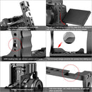 PULUZ Video Camera Cage Stabilizer with Handle for Canon EOS M50(Black)