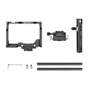 PULUZ Video Camera Cage Stabilizer with Handle & Rail Rod for Nikon Z6 / Z7(Black)