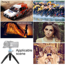 PULUZ Simple Mini ABS Desktop Tripod Mount with 1/4 inch Screw for DSLR & Digital Cameras, Working Height: 9cm(Black)