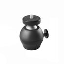 PULUZ 1/4 inch Screw CNC Aluminum Alloy Ball Head ABS Tripod Adapter(Black)