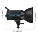 PULUZ 100W Studio Video Light 5600K Monochromatic Temperature Built-in Dissipate Heat System with Remote Control(EU Plug)