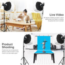 PULUZ 100W Studio Video Light 5600K Monochromatic Temperature Built-in Dissipate Heat System with Remote Control(EU Plug)