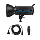 PULUZ 150W Studio Video Light 5600K Monochromatic Temperature Built-in Dissipate Heat System with Remote Control(EU Plug)