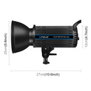 PULUZ 150W Studio Video Light 5600K Monochromatic Temperature Built-in Dissipate Heat System with Remote Control(EU Plug)
