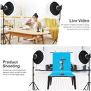 PULUZ 150W Studio Video Light 5600K Monochromatic Temperature Built-in Dissipate Heat System with Remote Control(EU Plug)