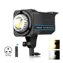PULUZ 150W Studio Video Light 3200K-5600K Dual Color Temperature Built-in Dissipate Heat System with Remote Control(UK Plug)