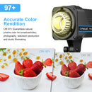 PULUZ 150W Studio Video Light 3200K-5600K Dual Color Temperature Built-in Dissipate Heat System with Remote Control(UK Plug)