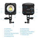 PULUZ 150W Studio Video Light 3200K-5600K Dual Color Temperature Built-in Dissipate Heat System with Remote Control(US Plug)