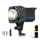 PULUZ 150W Studio Video Light 3200K-5600K Dual Color Temperature Built-in Dissipate Heat System with Remote Control(US Plug)