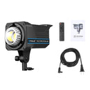 PULUZ 150W Studio Video Light 3200K-5600K Dual Color Temperature Built-in Dissipate Heat System with Remote Control(US Plug)