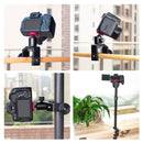 PULUZ Heavy Duty C Clamp Camera Clamp Mount with 1/4 inch Screw for GoPro HERO9 /8 /7 /6 /5 /4 /3+ /3 /2 /1, DJI Osmo Action and Other Action Cameras(Black)