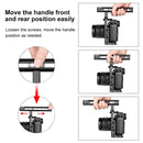 PULUZ Video Camera Cage Filmmaking Rig with Handle for FUJIFILM XT2 / XT3(Black)