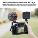 PULUZ Video Camera Cage Filmmaking Rig with Handle for FUJIFILM XT2 / XT3(Black)