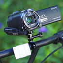 PULUZ 1/4 inch Thread Tripod Mount Adapter for GoPro HERO10 Black / HERO9 Black / HERO8 Black /7 /6 /5 /5 Session /4 Session /4 /3+ /3 /2 /1, DJI Osmo Action, Xiaoyi and Other Action Cameras