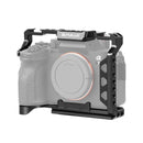 PULUZ Metal Camera Cage Stabilizer Rig for Sony A7 IV / ILCE-7M4 / A7M4 / A7M3 / A7R3 / A7R III(Black)