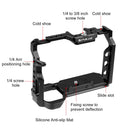 PULUZ Metal Camera Cage Stabilizer Rig for Sony A7 IV / ILCE-7M4 / A7M4 / A7M3 / A7R3 / A7R III(Black)