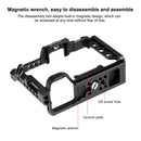PULUZ Metal Camera Cage Stabilizer Rig for Sony A7 IV / ILCE-7M4 / A7M4 / A7M3 / A7R3 / A7R III(Black)