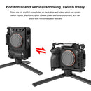 PULUZ Metal Camera Cage Stabilizer Rig for Sony A7 IV / ILCE-7M4 / A7M4 / A7M3 / A7R3 / A7R III(Black)