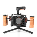 PULUZ Metal Camera Cage Stabilizer Rig for Sony A7 IV / ILCE-7M4 / A7M4 / A7M3 / A7R3 / A7R III(Black)