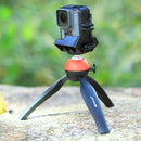 PULUZ Multi-functional Multi-angle Instant Stand Mount Adapter for GoPro HERO10 Black / HERO9 Black / HERO8 Black /7 /6 /5 /5 Session /4 Session /4 /3+ /3 /2 /1, DJI Osmo Action, Xiaoyi and Other Action Cameras