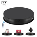 PULUZ 30cm Adjusting Speed Rotating Turntable Display Stand, Load 10-15kg, US Plug(Black)
