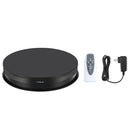 PULUZ 30cm Adjusting Speed Rotating Turntable Display Stand, Load 10-15kg, US Plug(Black)