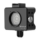PULUZ Housing Shell CNC Aluminum Alloy Protective Cage with 37mm UV Lens & Base Mount & Screw for Sony RX0(Black)