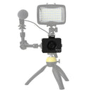PULUZ Housing Shell CNC Aluminum Alloy Protective Cage with 37mm UV Lens & Base Mount & Screw for Sony RX0(Black)