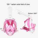 PULUZ 240mm Fold Tube Water Sports Diving Equipment Full Dry Snorkel Mask for GoPro HERO10 Black / HERO9 Black / HERO8 Black / HERO7 /6 /5 /5 Session /4 Session /4 /3+ /3 /2 /1, Insta360 ONE R, DJI Osmo Action and Other Action Cameras, S/M Size(Pink)